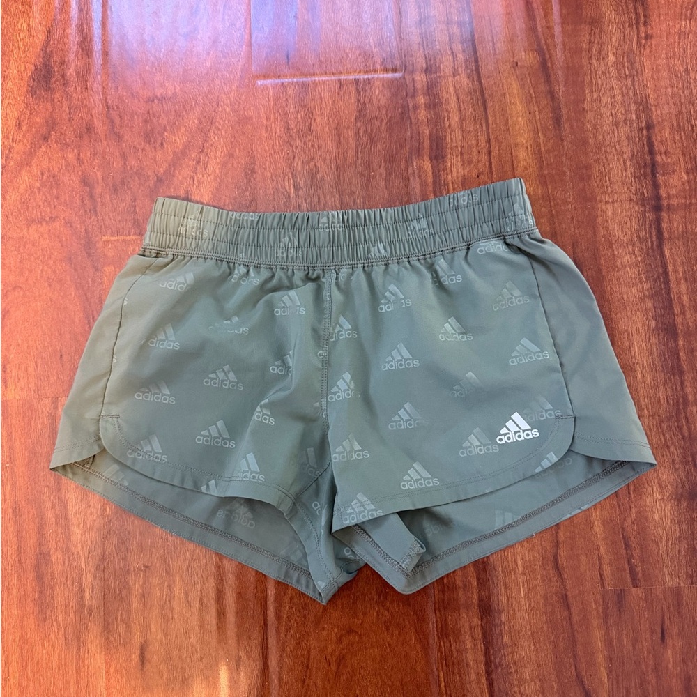 Adidas Women's Green Athletic Shorts